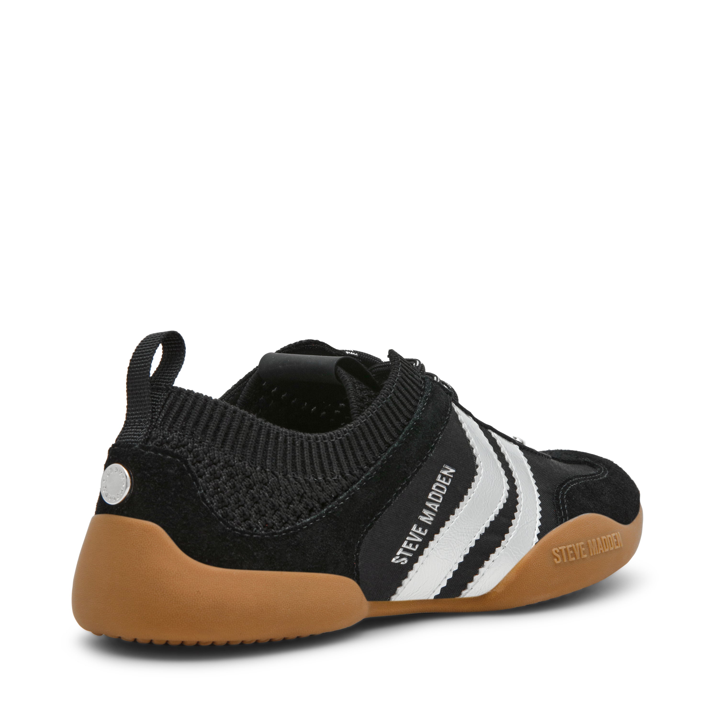 BISCOTTI-XS　フレアスニーカー　BLK/SV　(HEEL2.5)