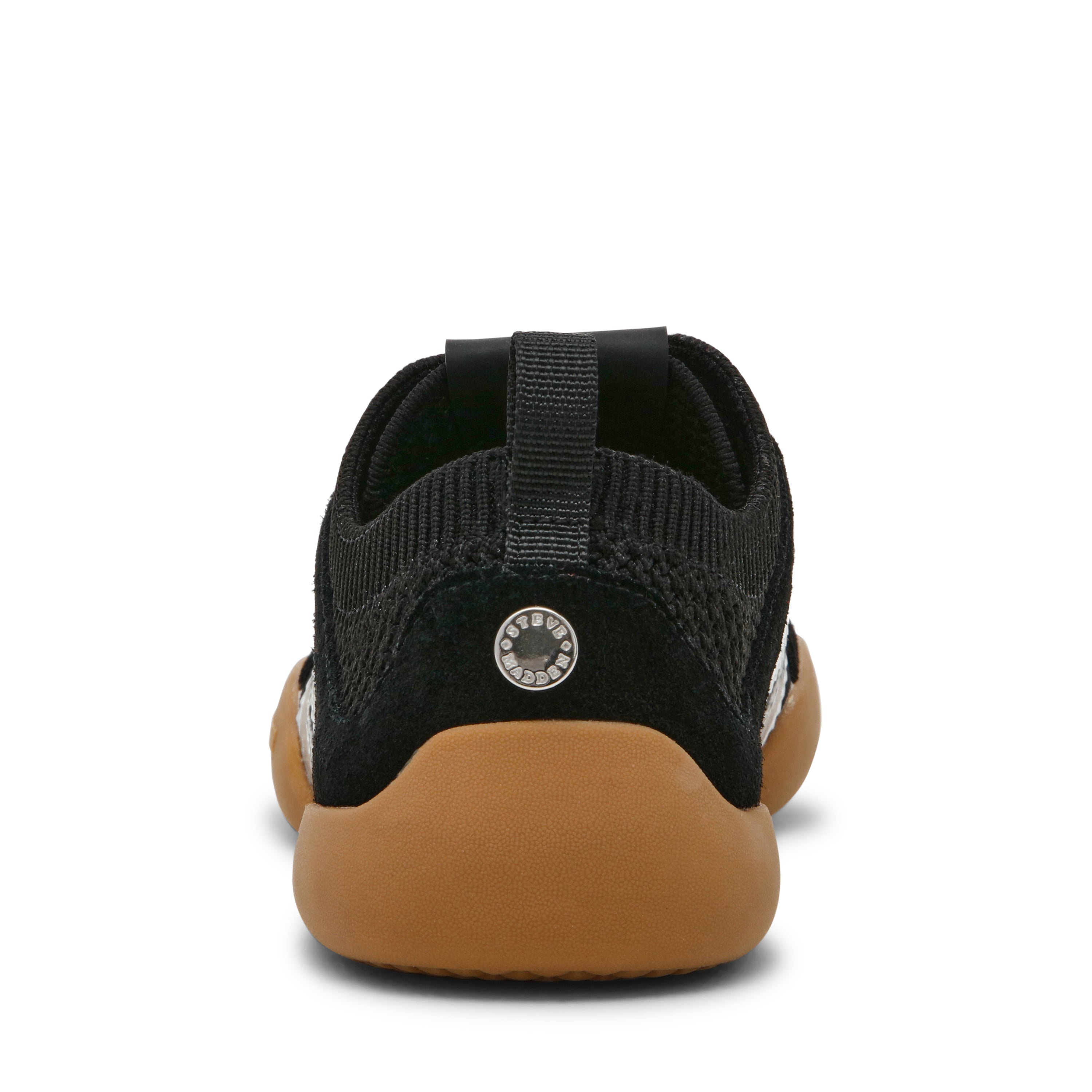 BISCOTTI-XS　フレアスニーカー　BLK/SV　(HEEL2.5)