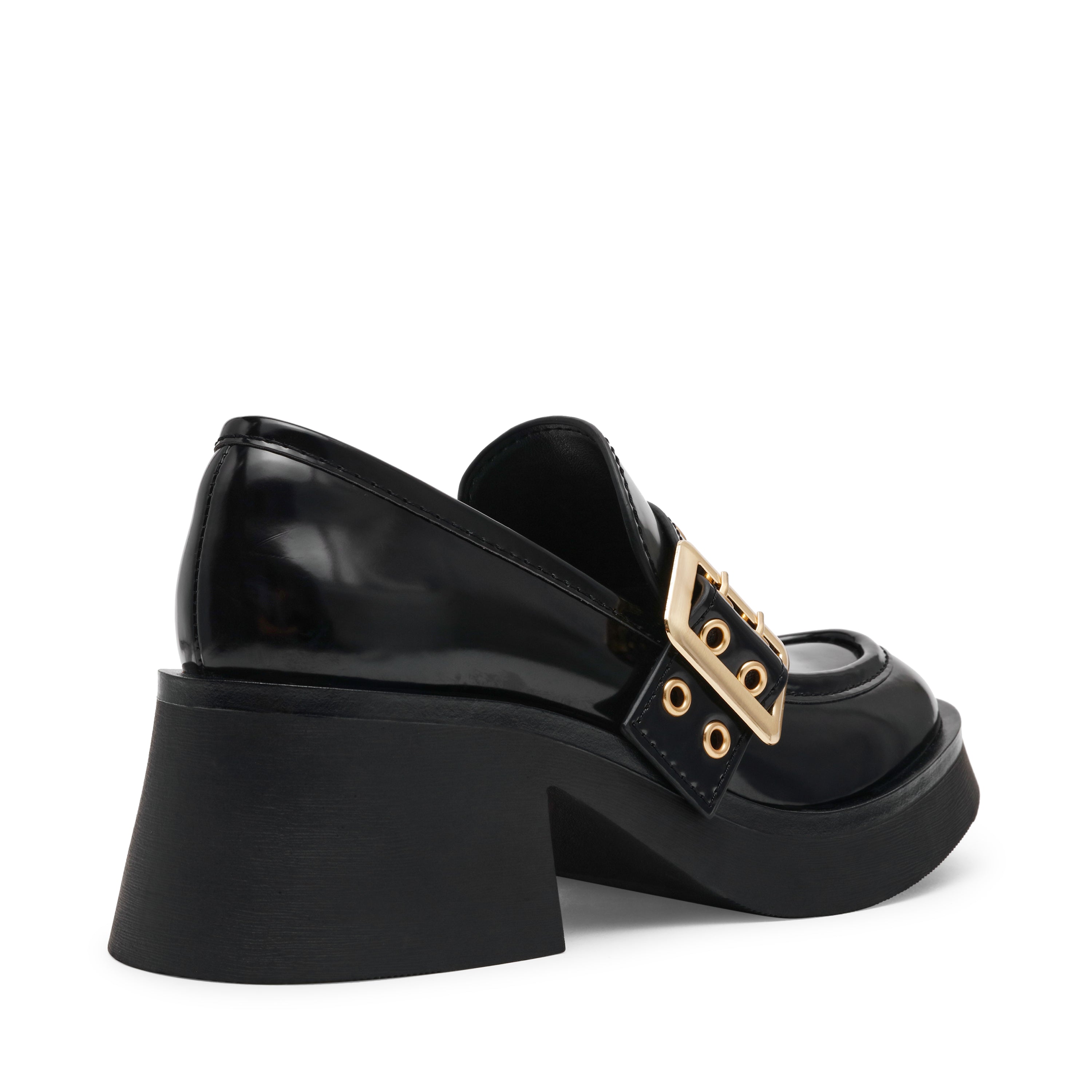 BRIDGETON-VA  ビッグバックルデザインローファー   BLK　(HEEL7.0) - view 6