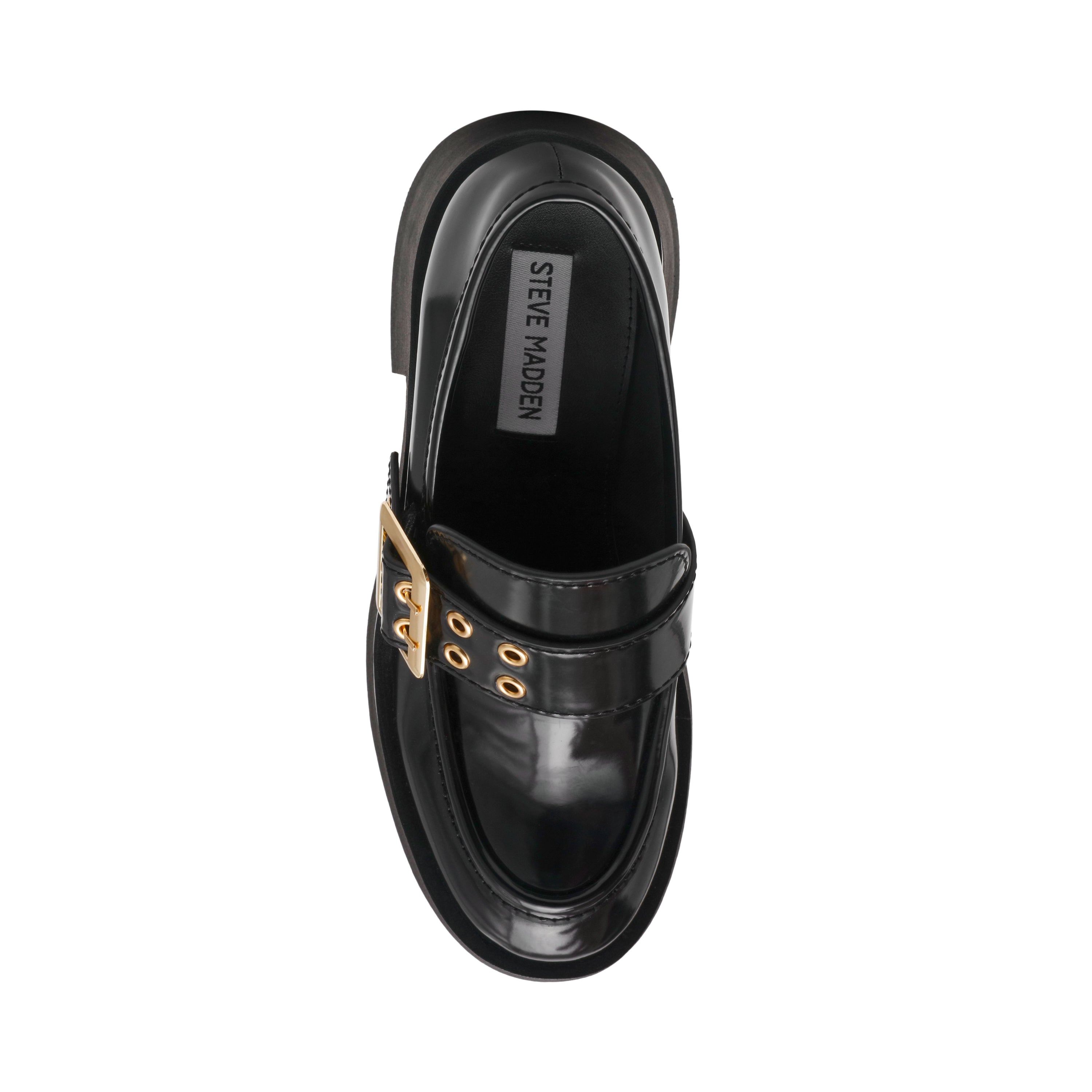 BRIDGETON-VA  ビッグバックルデザインローファー   BLK　(HEEL7.0) - view 11