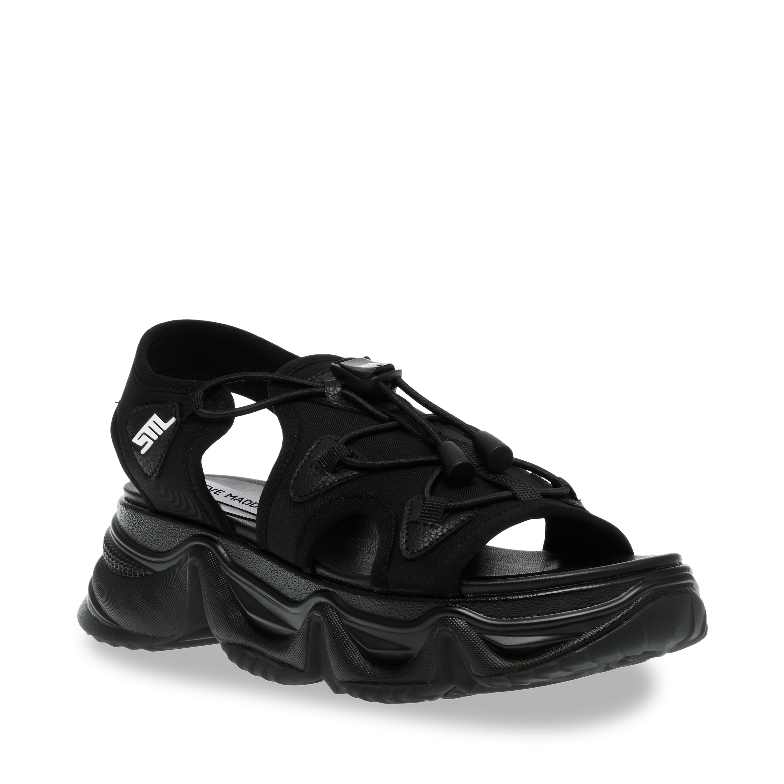 CHIVALRY  厚底スポーツサンダル BLK/BLK
