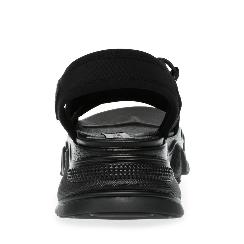 CHIVALRY  厚底スポーツサンダル BLK/BLK