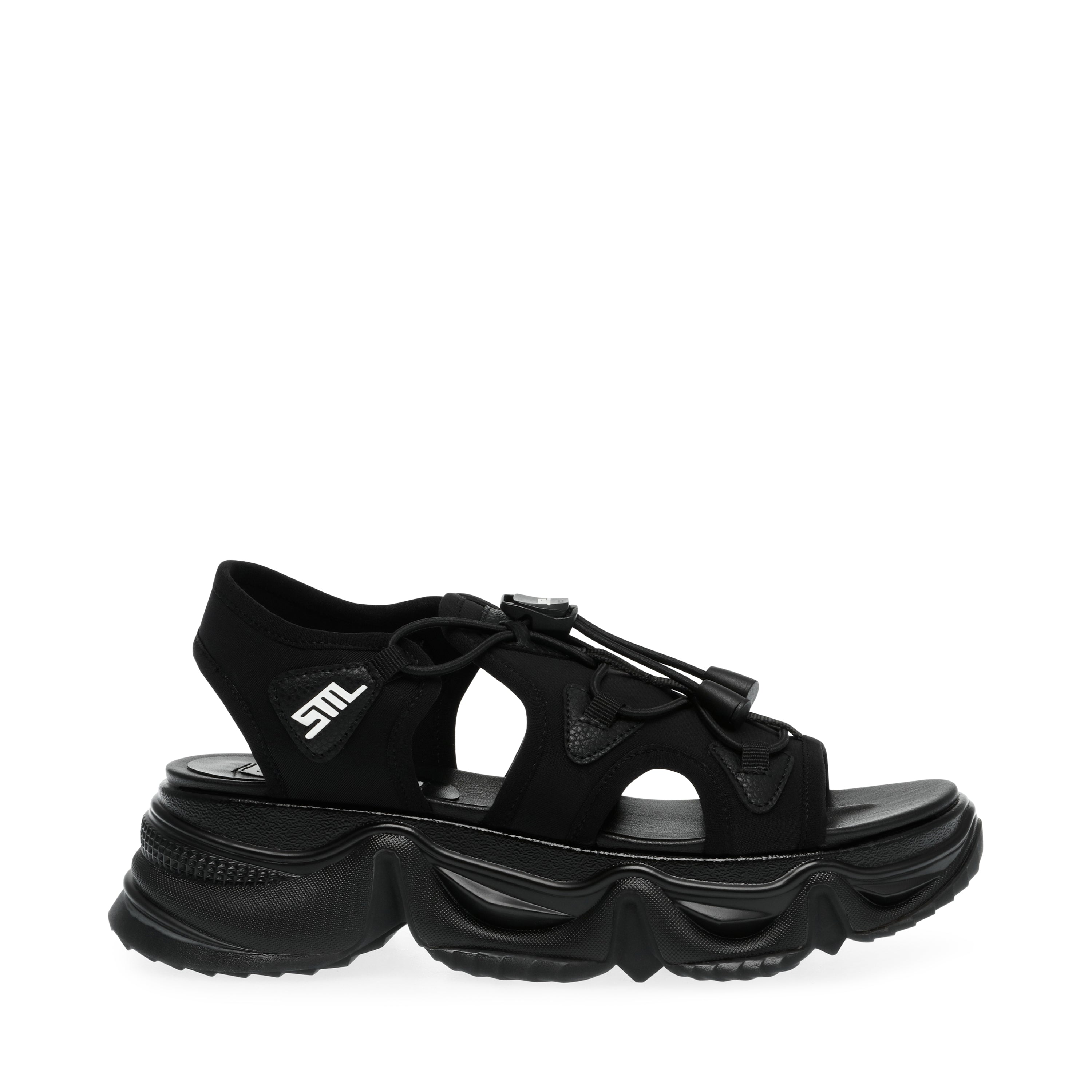 CHIVALRY  厚底スポーツサンダル BLK/BLK