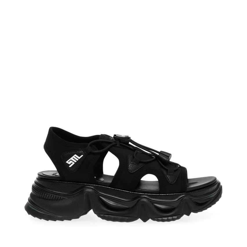 CHIVALRY  厚底スポーツサンダル BLK/BLK