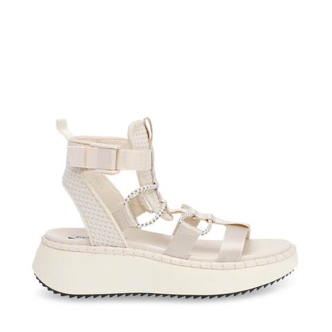 STEVE MADDEN DEELITE  アンクルストラップスポーツサンダル BONE サンダル レディース　サンダル