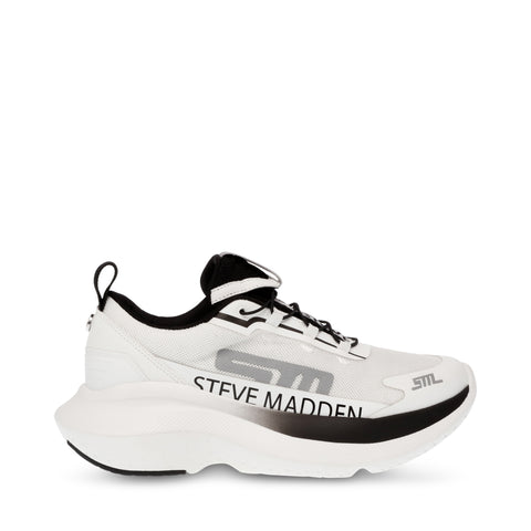 Steve Madden Japan ELEVATE 2　厚底ランニングスニーカー　WHT/BLACK スニーカー レディース　スニーカー