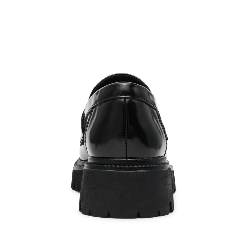 FILE-AWAY-VA  ロゴベルト厚底ローファー BLK　(HEEL4.5)