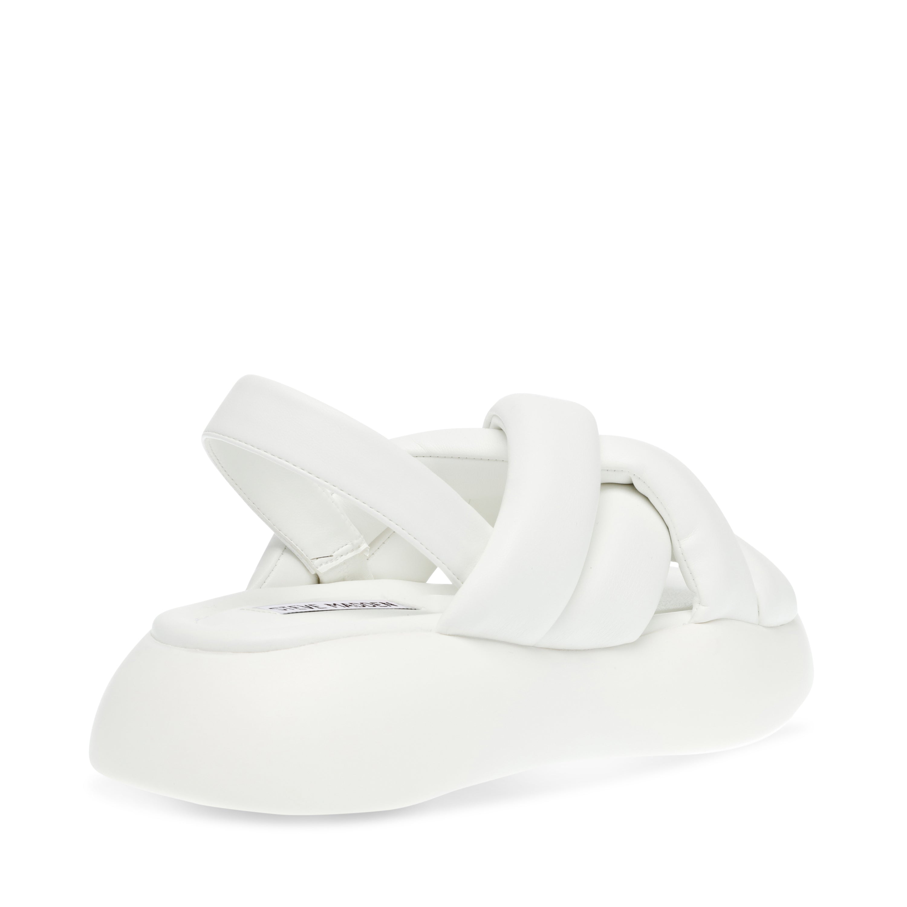 HAZZIE 厚底パフィーストラップサンダル WHITE