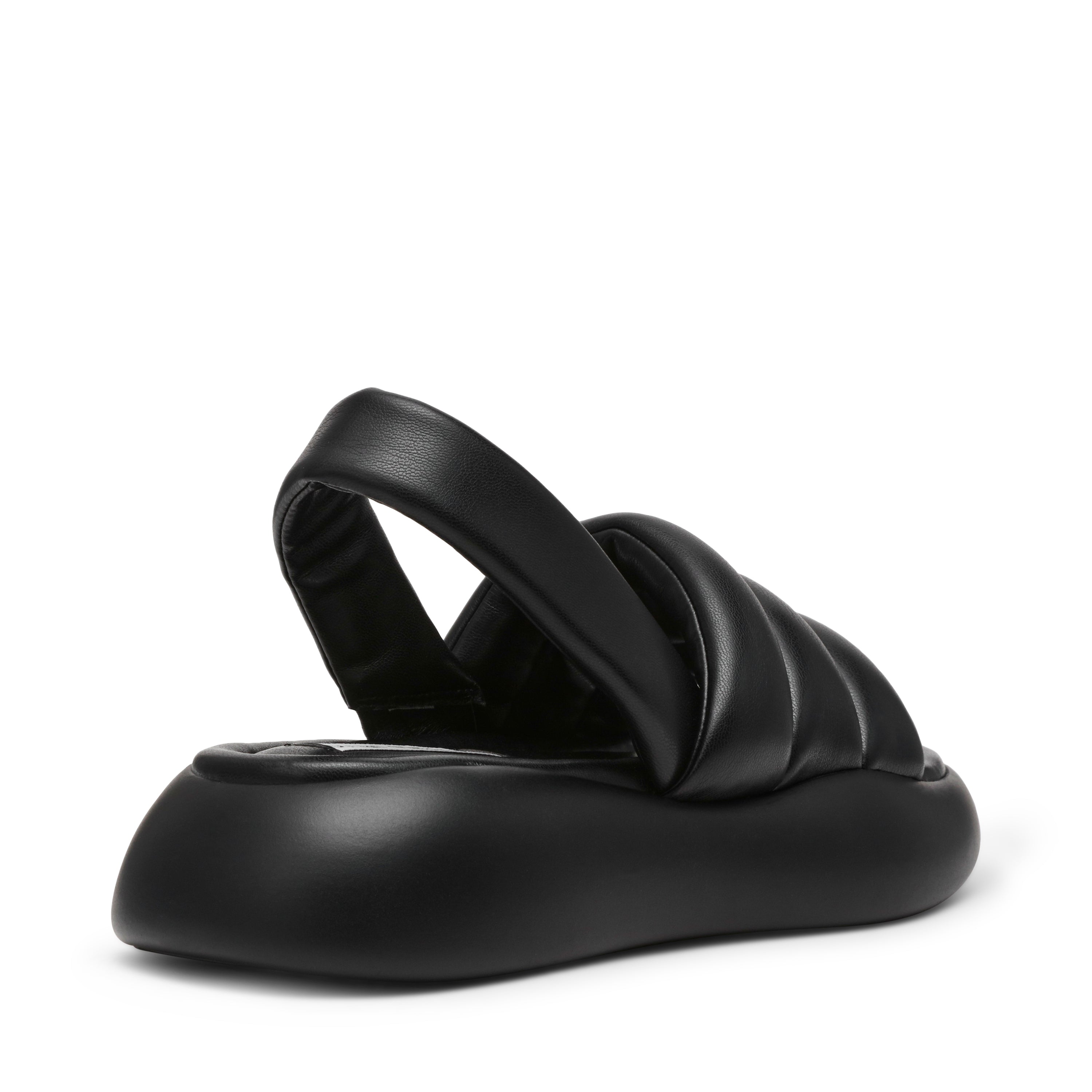 HEADWAY 　ストラップ付パフィーサンダル　BLK　