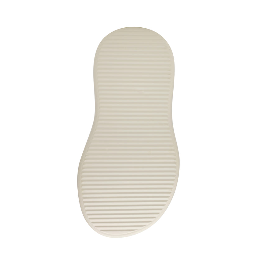 HEADWAY 　ストラップ付パフィーサンダル　WH　(heel4.5)