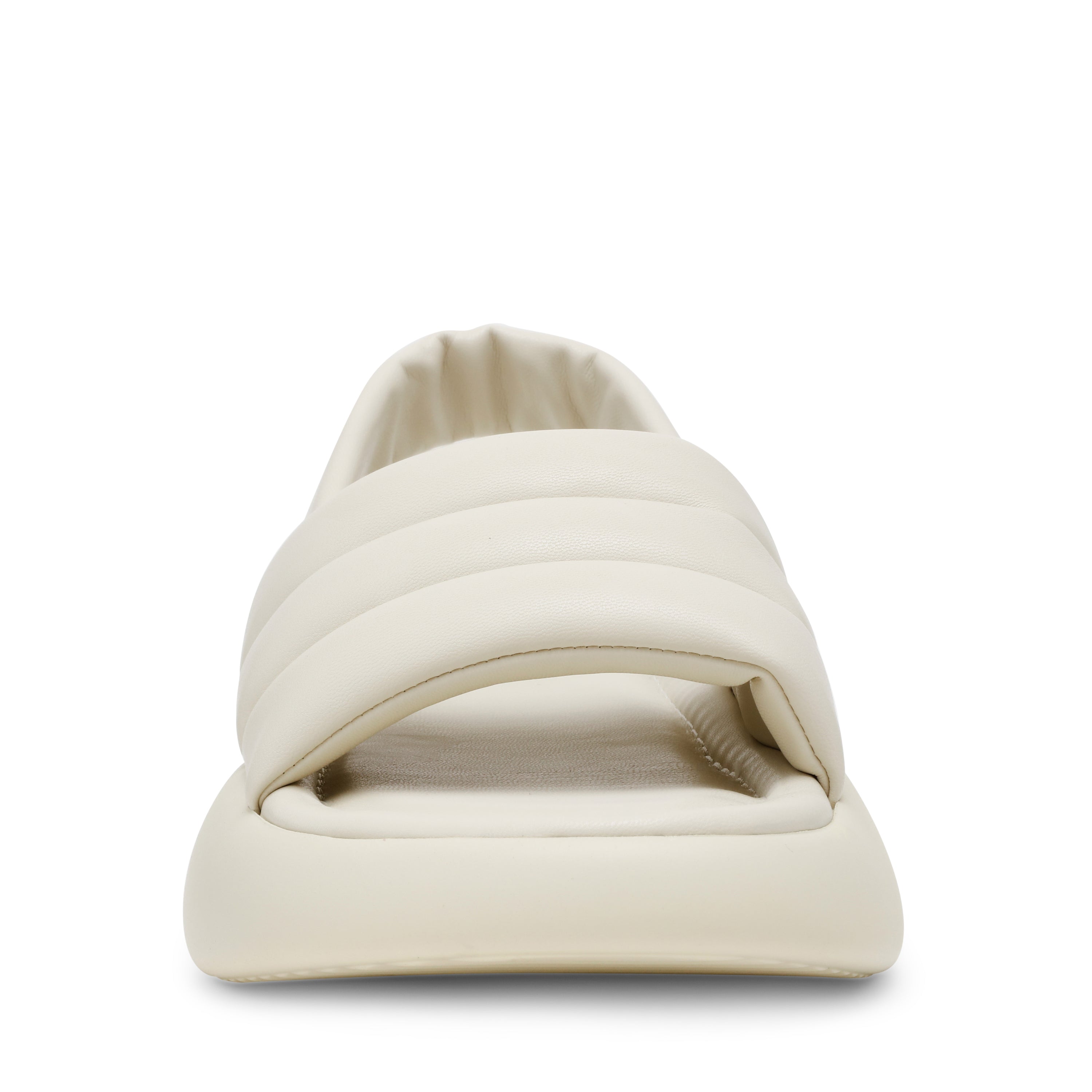 HEADWAY 　ストラップ付パフィーサンダル　WH　(heel4.5)