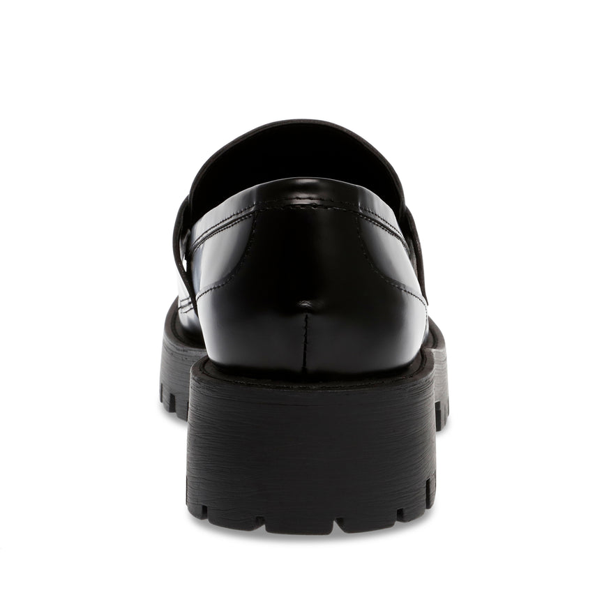 LANDO-CN-XS  厚底チェーンローファー　BLK　(HEEL4.5)