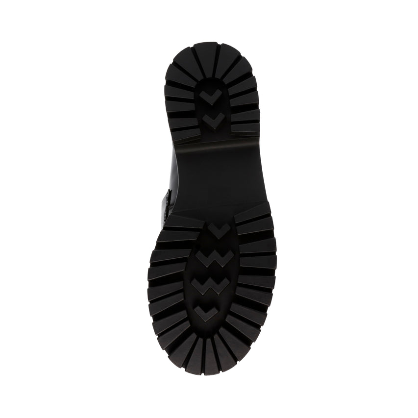 LANDO-CN-XS  厚底チェーンローファー　BLK　(HEEL4.5)