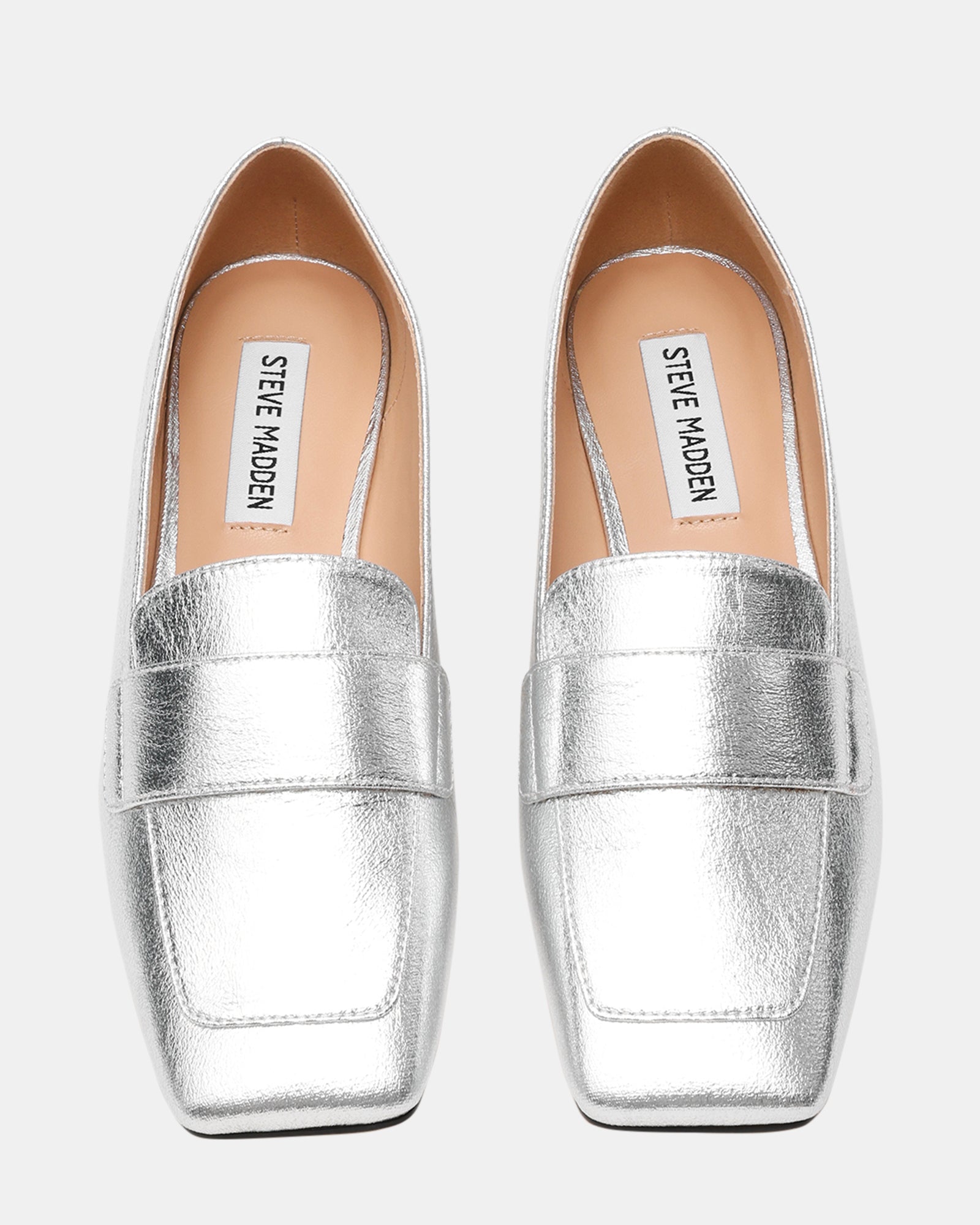 MONARC-VA　 スクエアトゥフラットローファー　SV　(HEEL1.0)