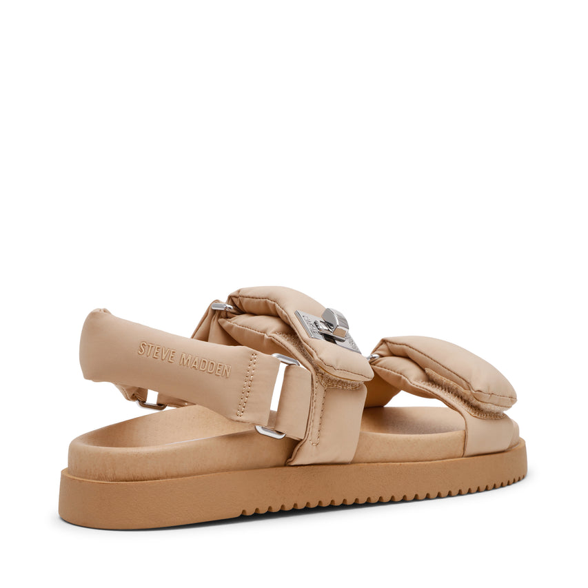 MONAT-XS ストラップ付パフィーサンダル 　BSH　(heel3.5)