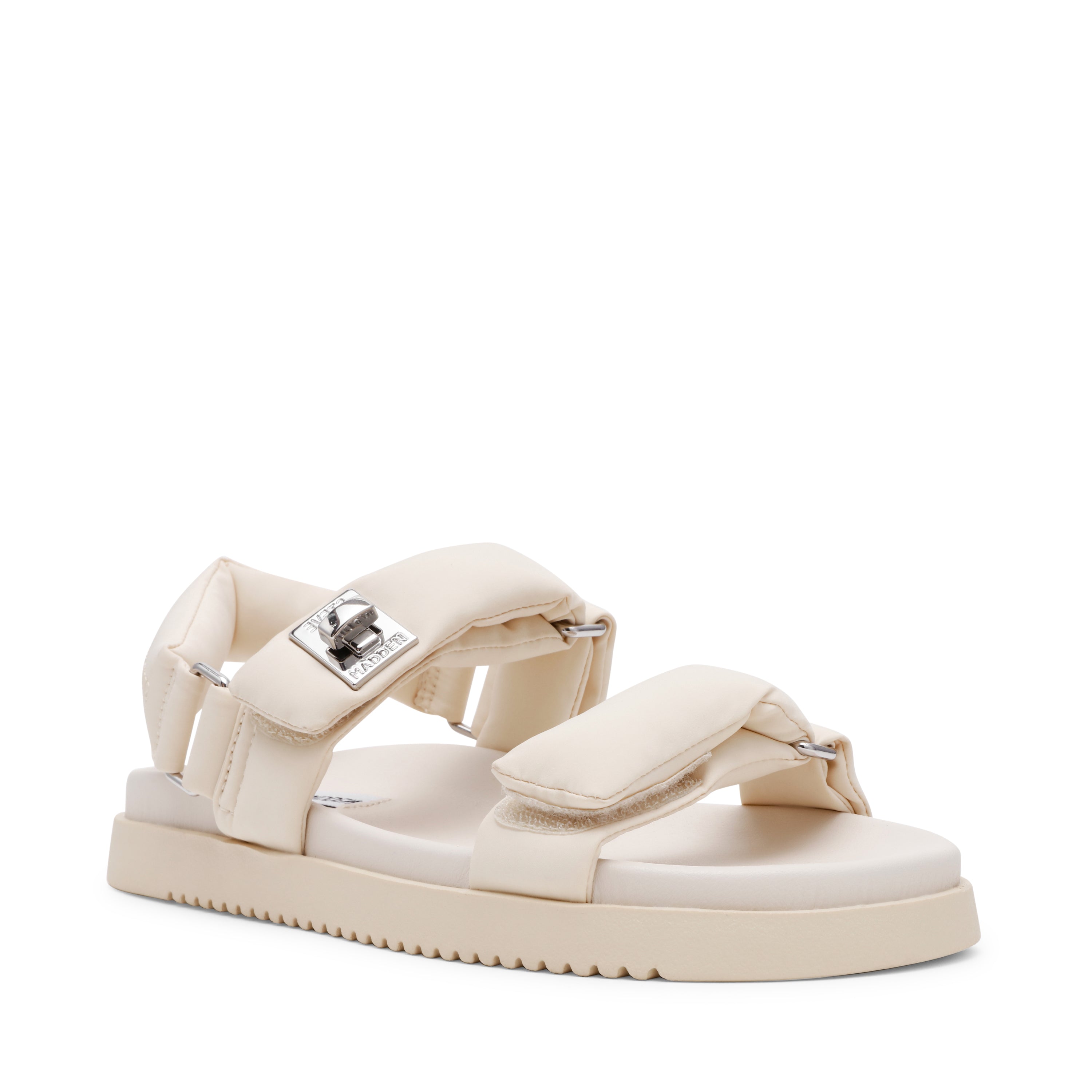 MONAT-XS ストラップ付パフィーサンダル 　BONE　(heel3.5)