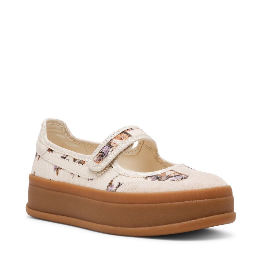 OSLO-XS　フローラルストラップシューズ　FLORAL　(HEEL5.0)