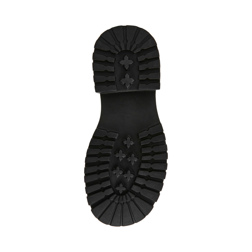 ROADMAP-VA　厚底サイドジップブーツ　BLK/LEAT　(HEEL5.5)