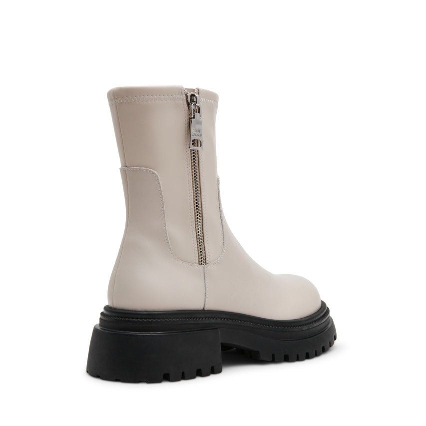 ROADMAP-VA　厚底サイドジップブーツ　BONE/LEAT　(HEEL5.5)