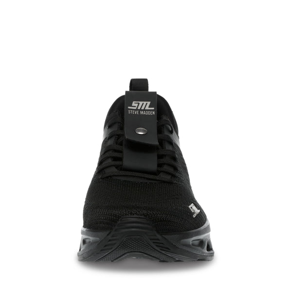 SURGE 1   デザインソールニットスニーカー　BLK/BLK