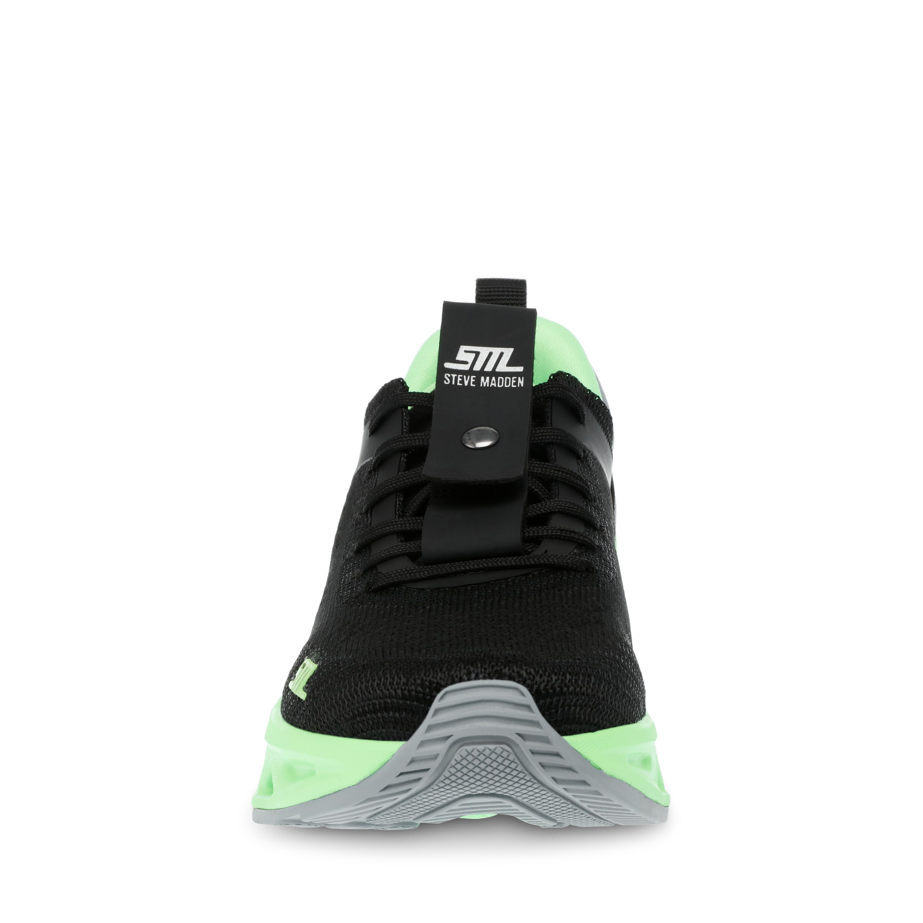 SURGE 1   デザインソールニットスニーカー　BLK/GRN