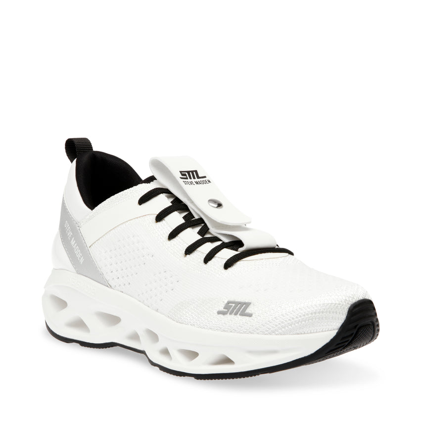 SURGE 1   デザインソールニットスニーカー　WHITE/SIL