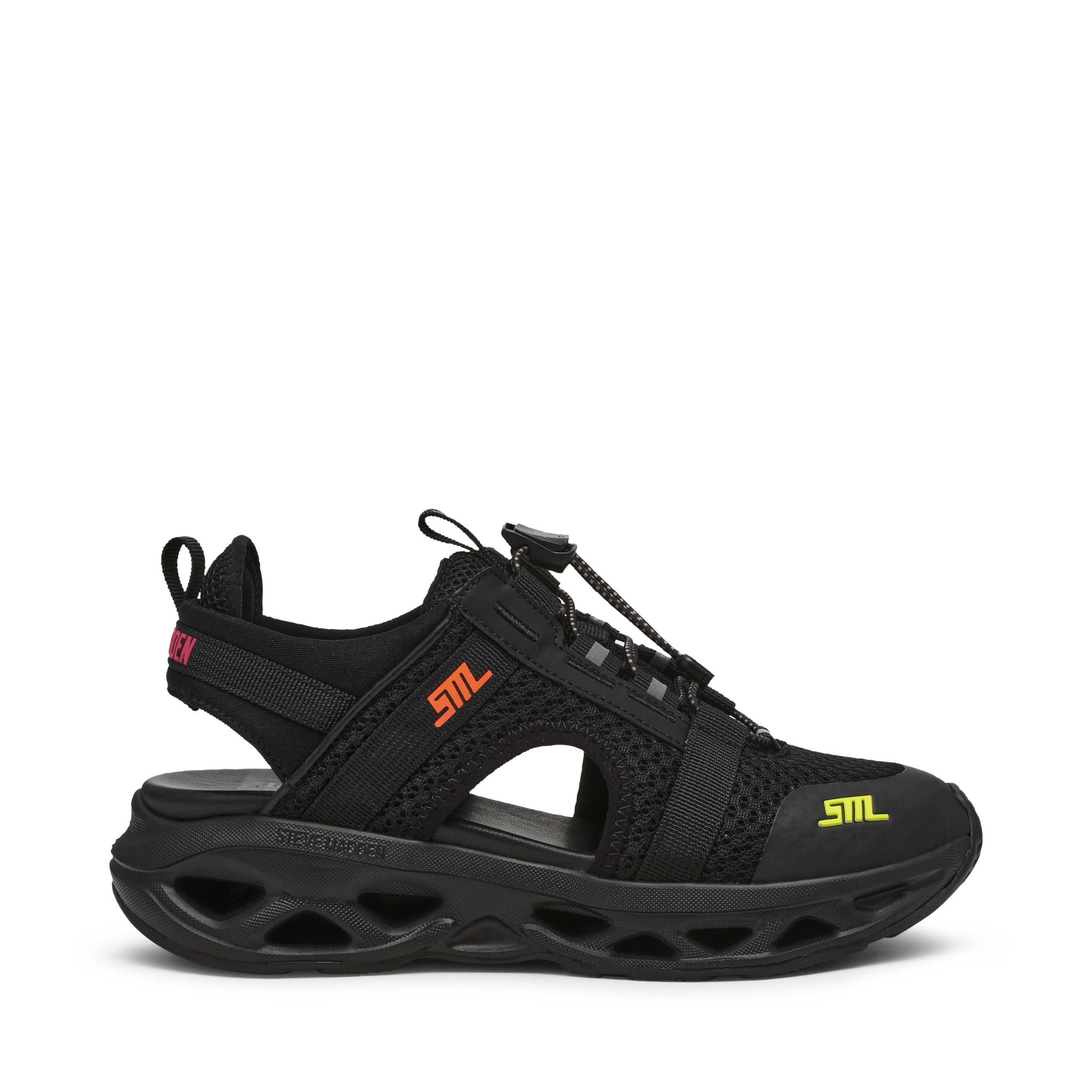 SURGE 7-VS デザインソールスポーツサンダル BLK
