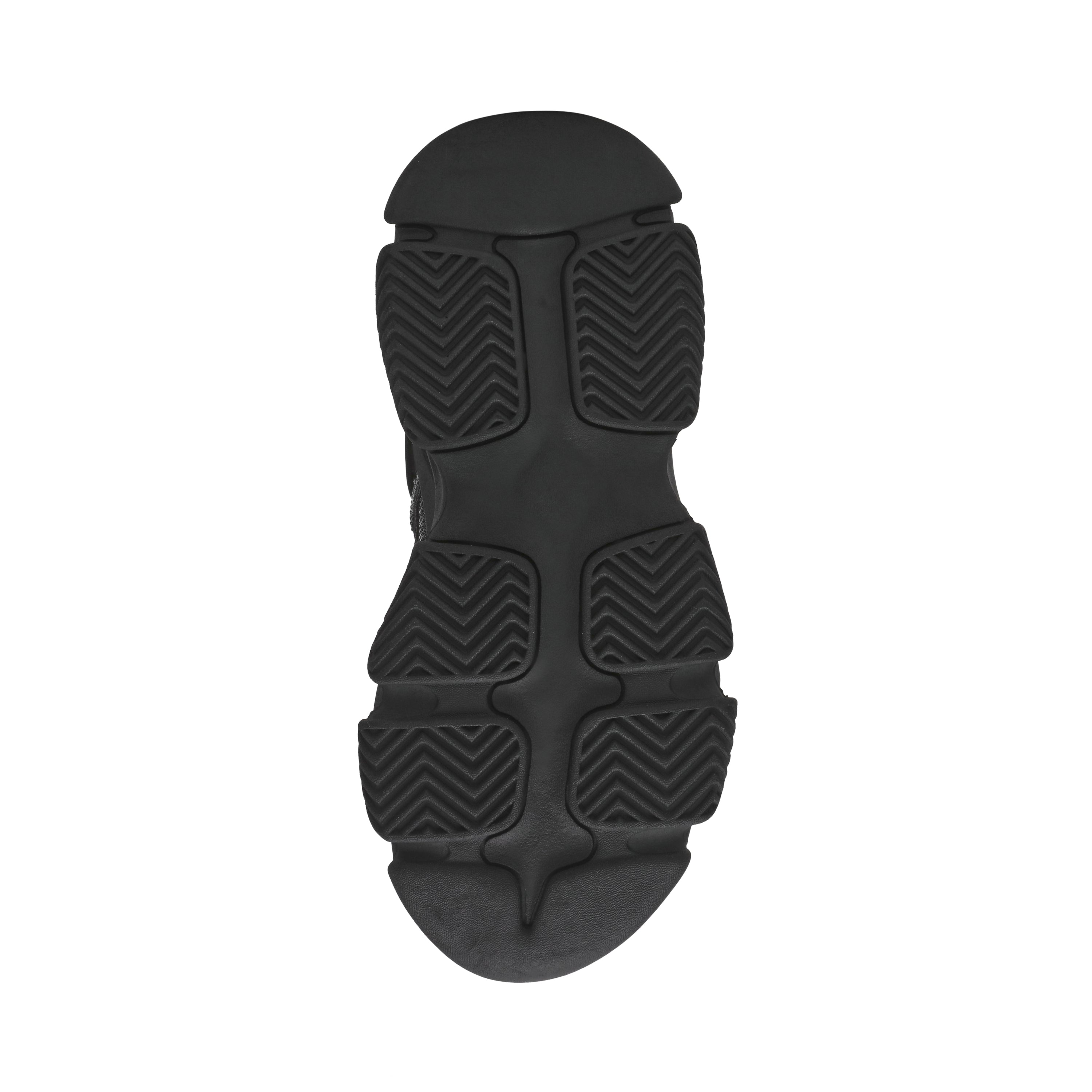 VAULT-2R-VA　ボリュームソール ラインストーンスニーカー　BLK (heel5.0)