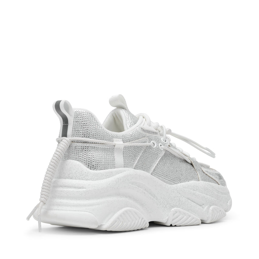 VAULT-2R-VA　ボリュームソール ラインストーンスニーカー　WH (heel5.0)