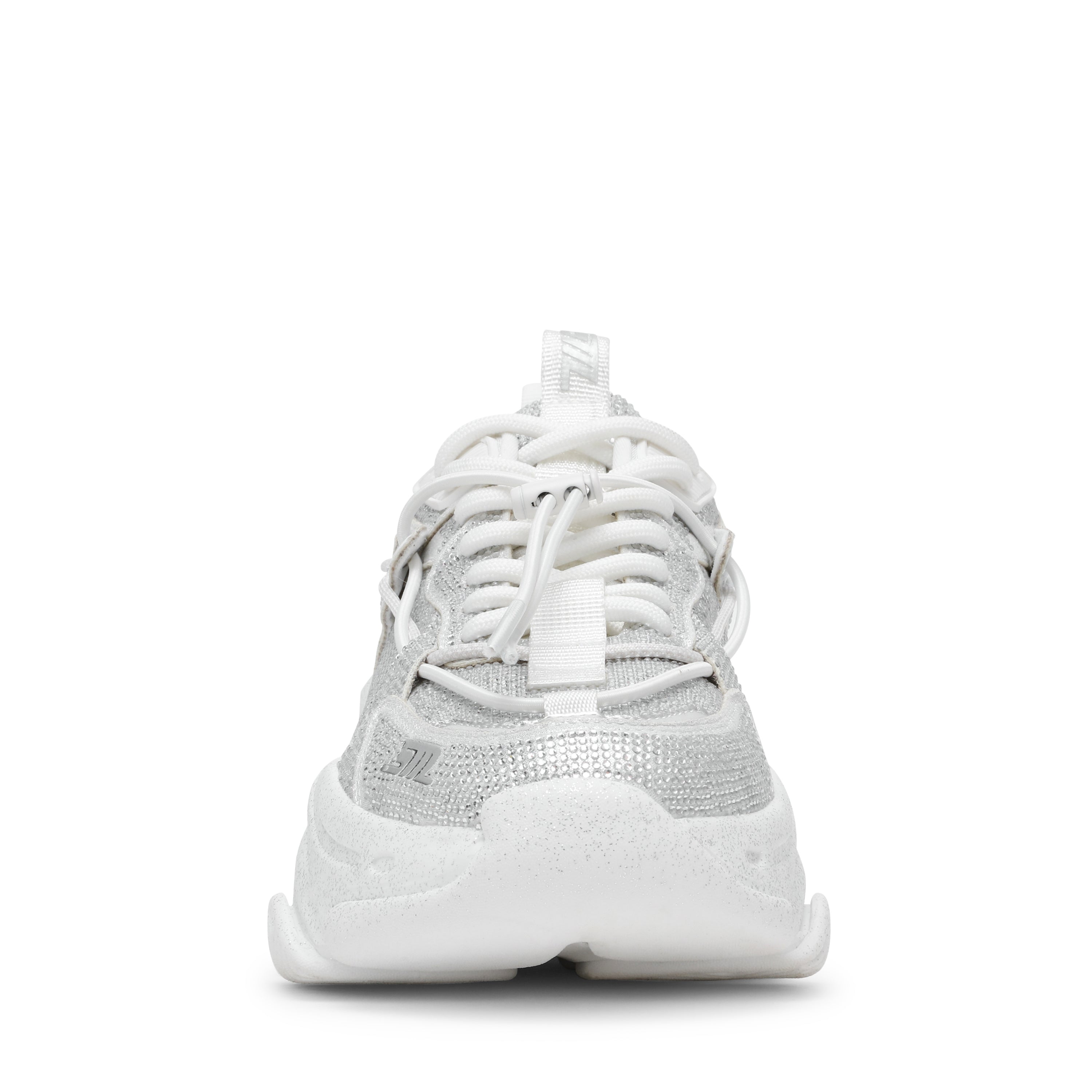 VAULT-2R-VA　ボリュームソール ラインストーンスニーカー　WH (heel5.0)