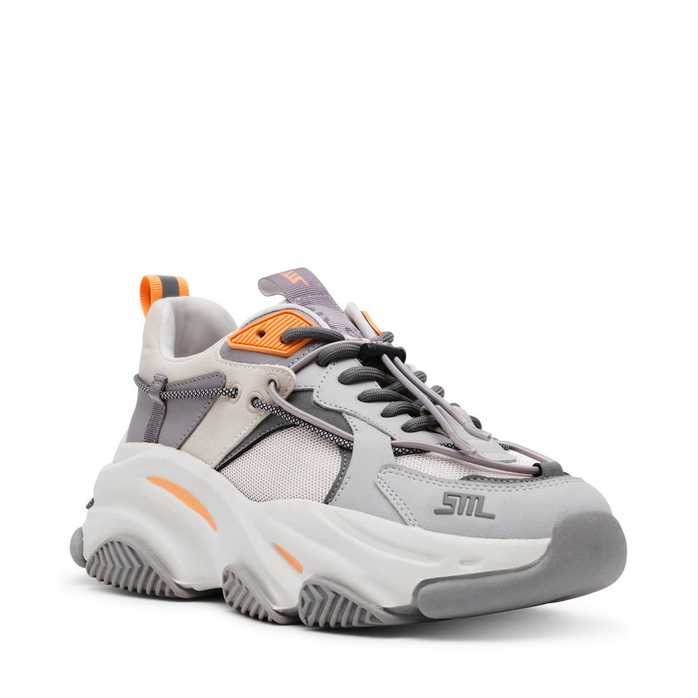 STEVE MADDEN VAULT 2-UA　マルチカラースニーカー　GREY/ORANGE ブーツ レディース　スニーカー