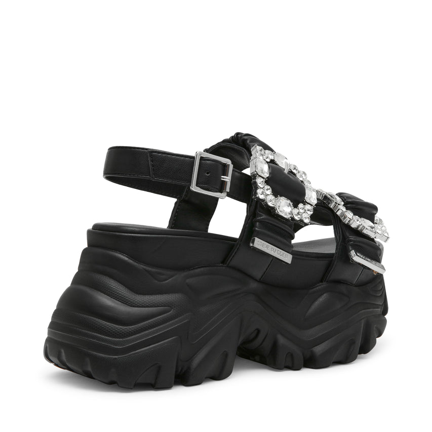 VOLTAIREｰVS バックベルト厚底サンダル BLK/BLK