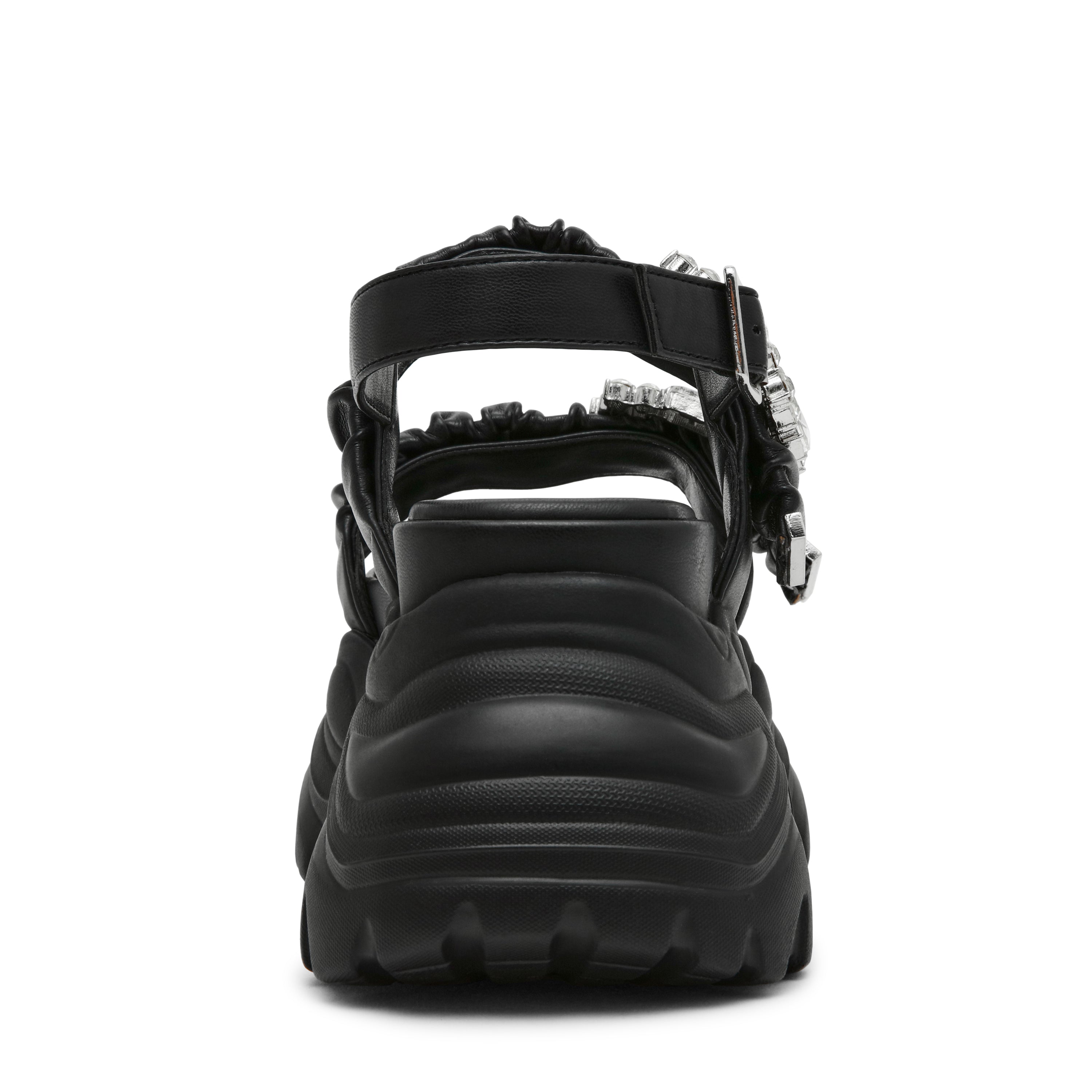 VOLTAIREｰVS バックベルト厚底サンダル BLK/BLK