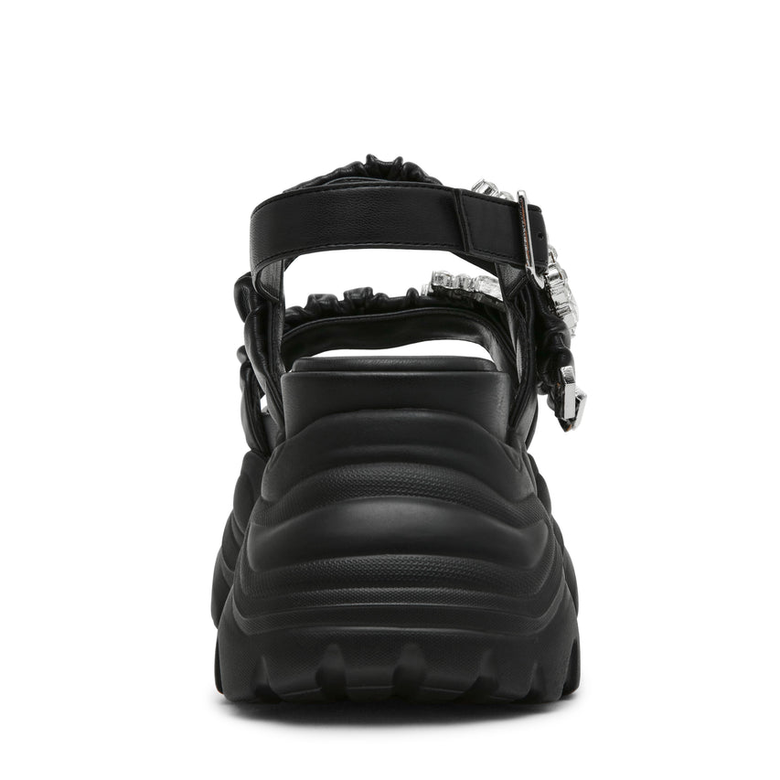 VOLTAIREｰVS バックベルト厚底サンダル BLK/BLK