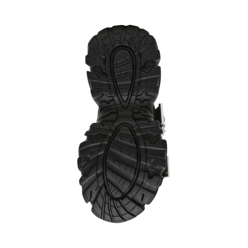 VOLTAIREｰVS バックベルト厚底サンダル BLK/BLK