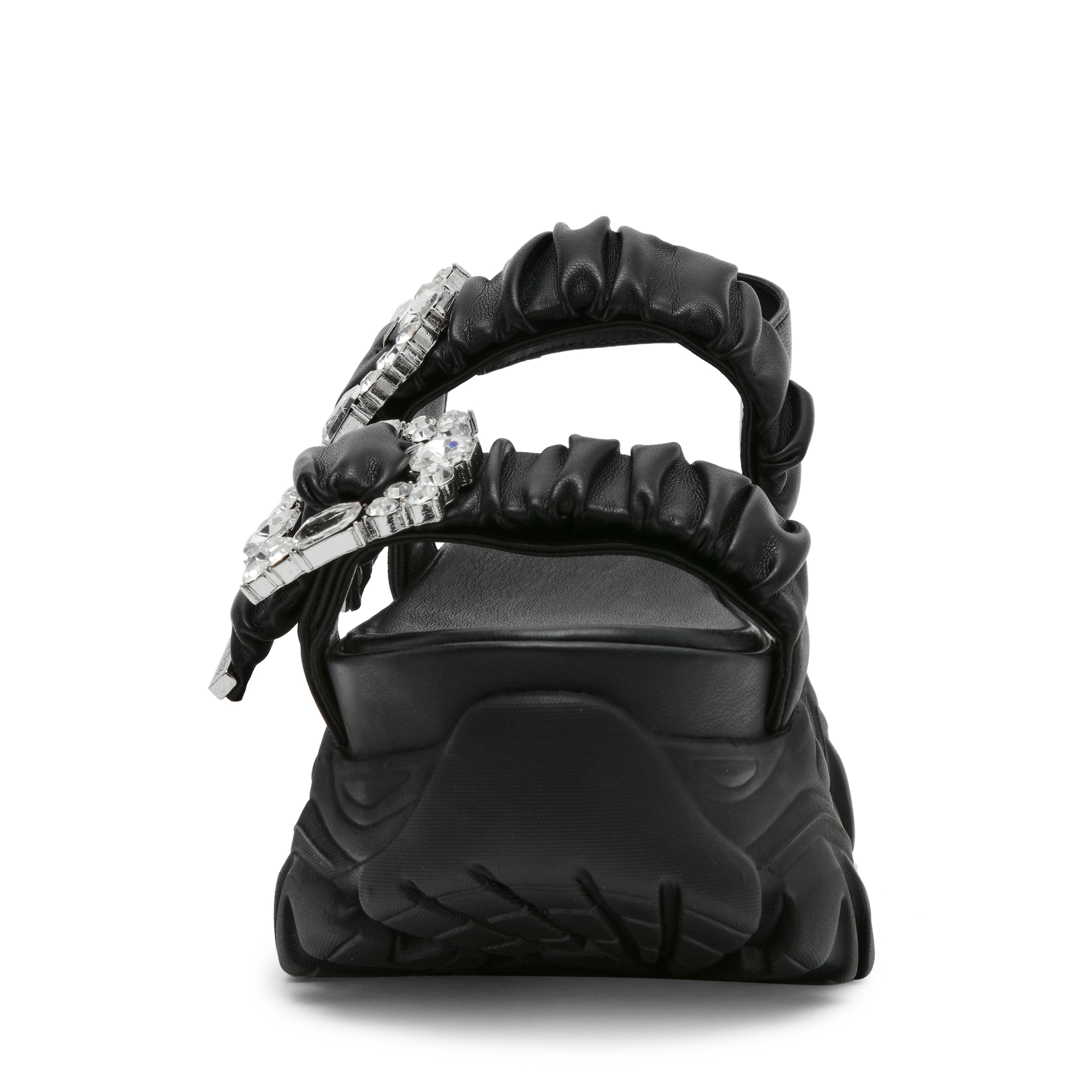 VOLTAIREｰVS バックベルト厚底サンダル BLK/BLK