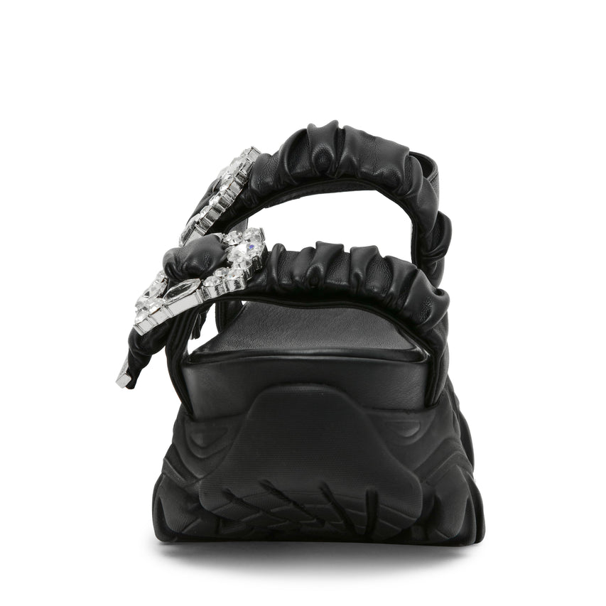 VOLTAIREｰVS バックベルト厚底サンダル BLK/BLK