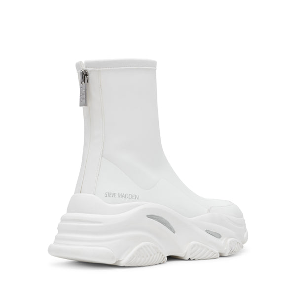 VROOMS-UA	 バックジップスニーカーブーツ WHITE/WHITE