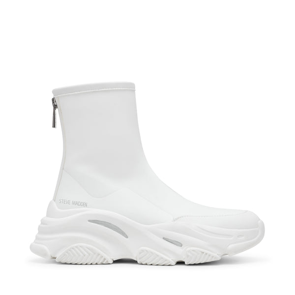 VROOMS-UA	 バックジップスニーカーブーツ WHITE/WHITE