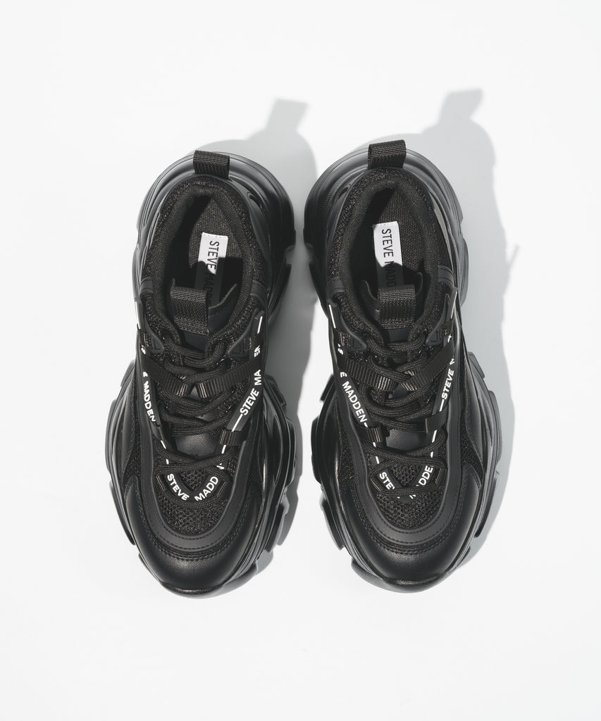 【UNISEX◎】RECOUPE-M-RS  厚底ボリュームソールスニーカー　BLK　(heel7.0) - view 2