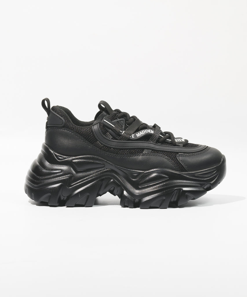 【UNISEX◎】RECOUPE-M-RS  厚底ボリュームソールスニーカー　BLK　(heel7.0) - view 4