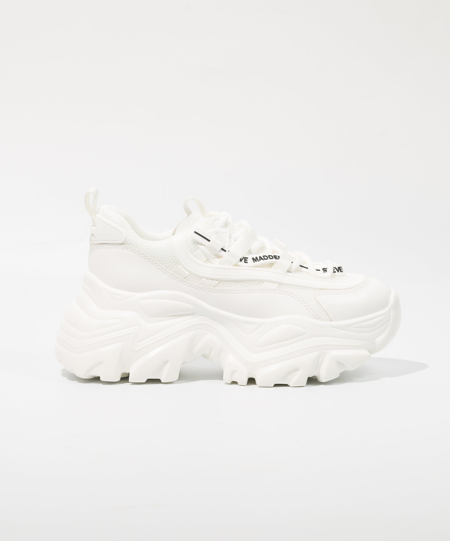 【UNISEX◎】RECOUPE-M-RS  厚底ボリュームソールスニーカー　WH　(heel7.0)