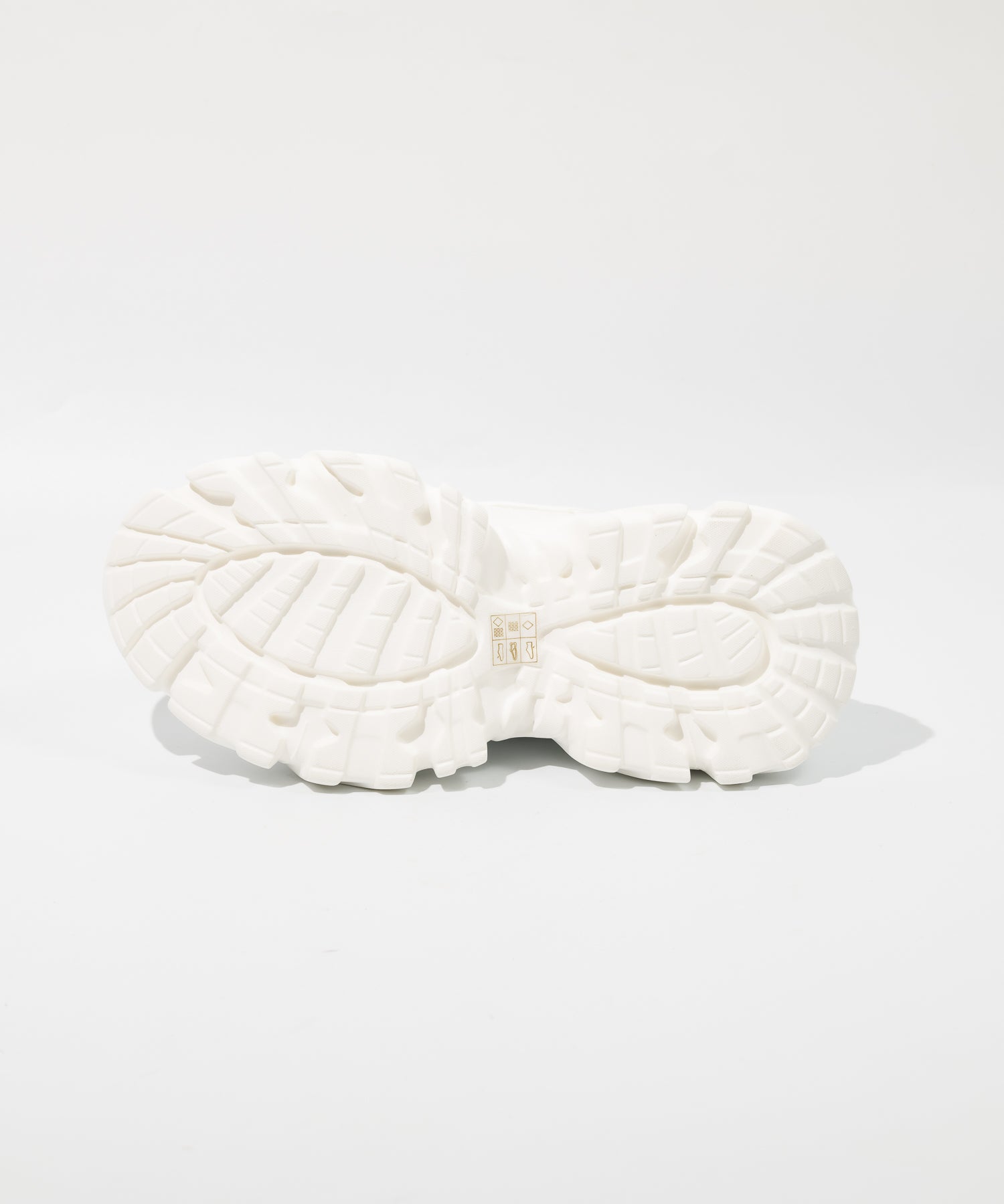 【UNISEX◎】RECOUPE-M-RS  厚底ボリュームソールスニーカー　WH　(heel7.0)