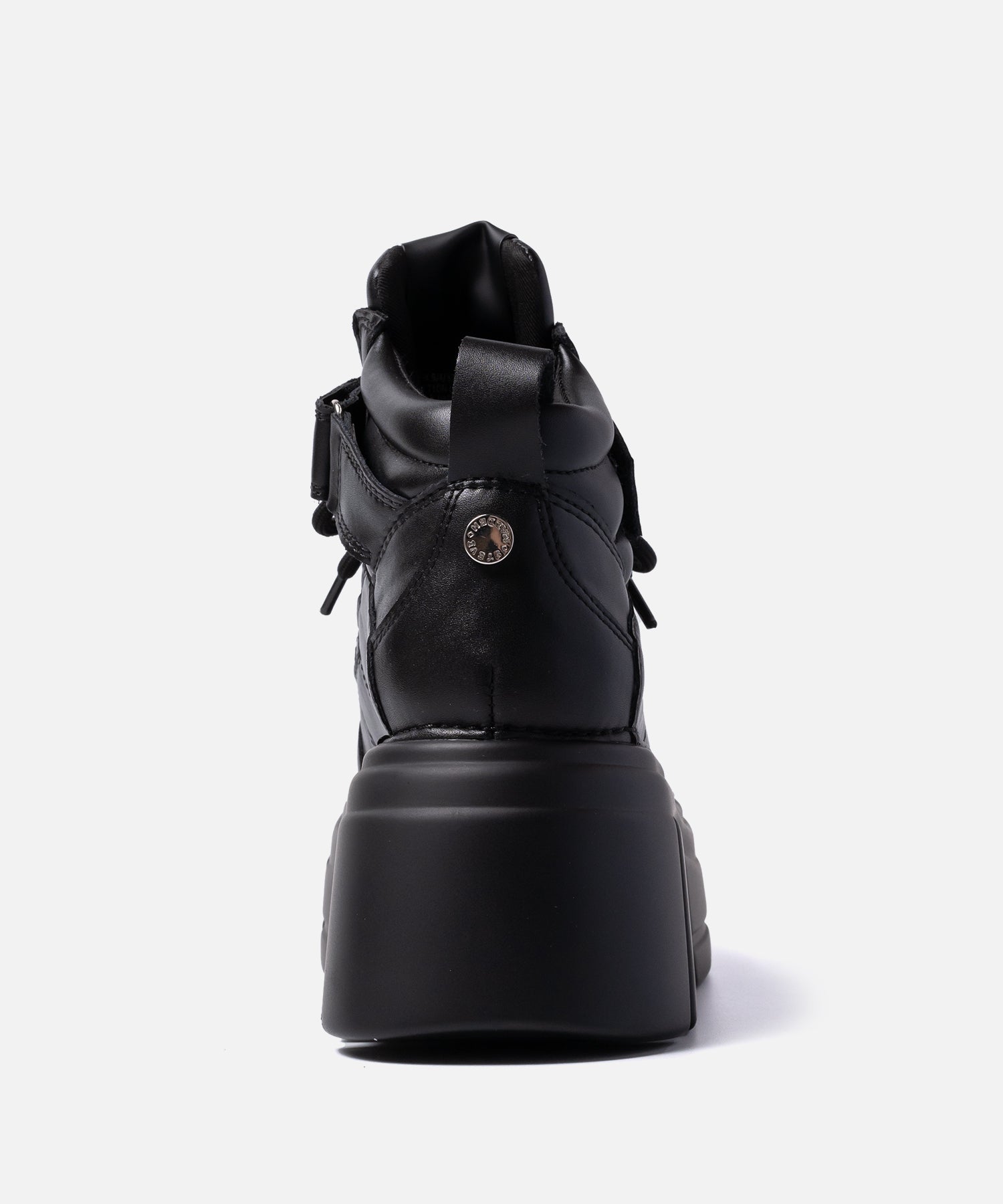 RIG 厚底ハイカットスニーカー BLACK ACTION LEATHER