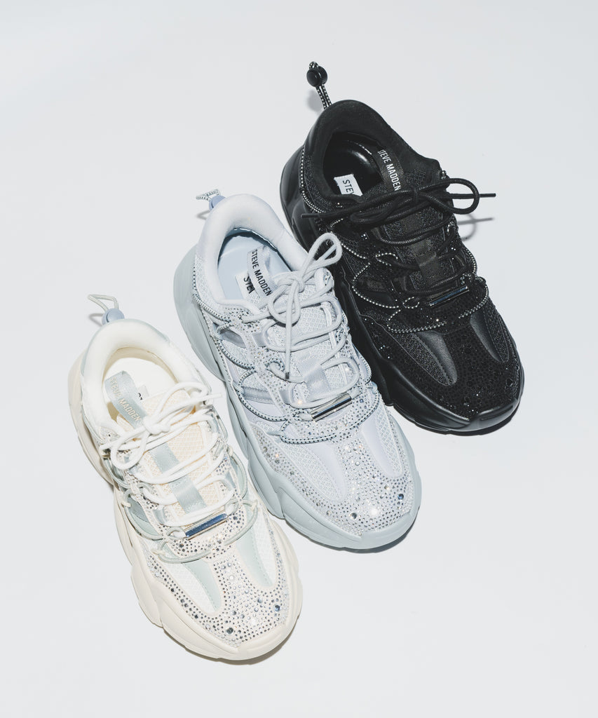 SPECTATOR-R-UA  ストーン付スニーカー GREY　(heel6.0)