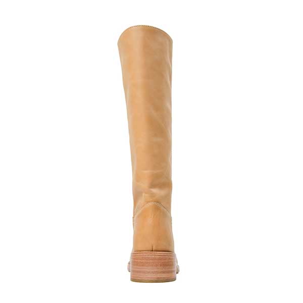 【予約販売】RIGGS-XA　レザーライクロングブーツ　TAN/LEAT　(heel4.5) ※お届け予定１１月中旬ごろ - view 7
