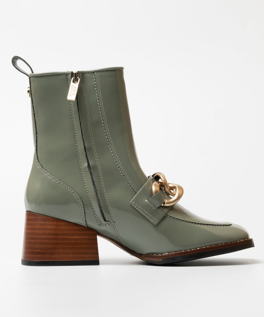 LOREEN チェーン付きブーツ OLIVE