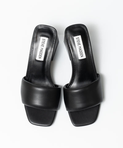 Steve Madden Japan GLORY BE チャンキーヒールサンダル BLACK womens We only sell one heels from next AW.

Japanese:レディース　ヒール
