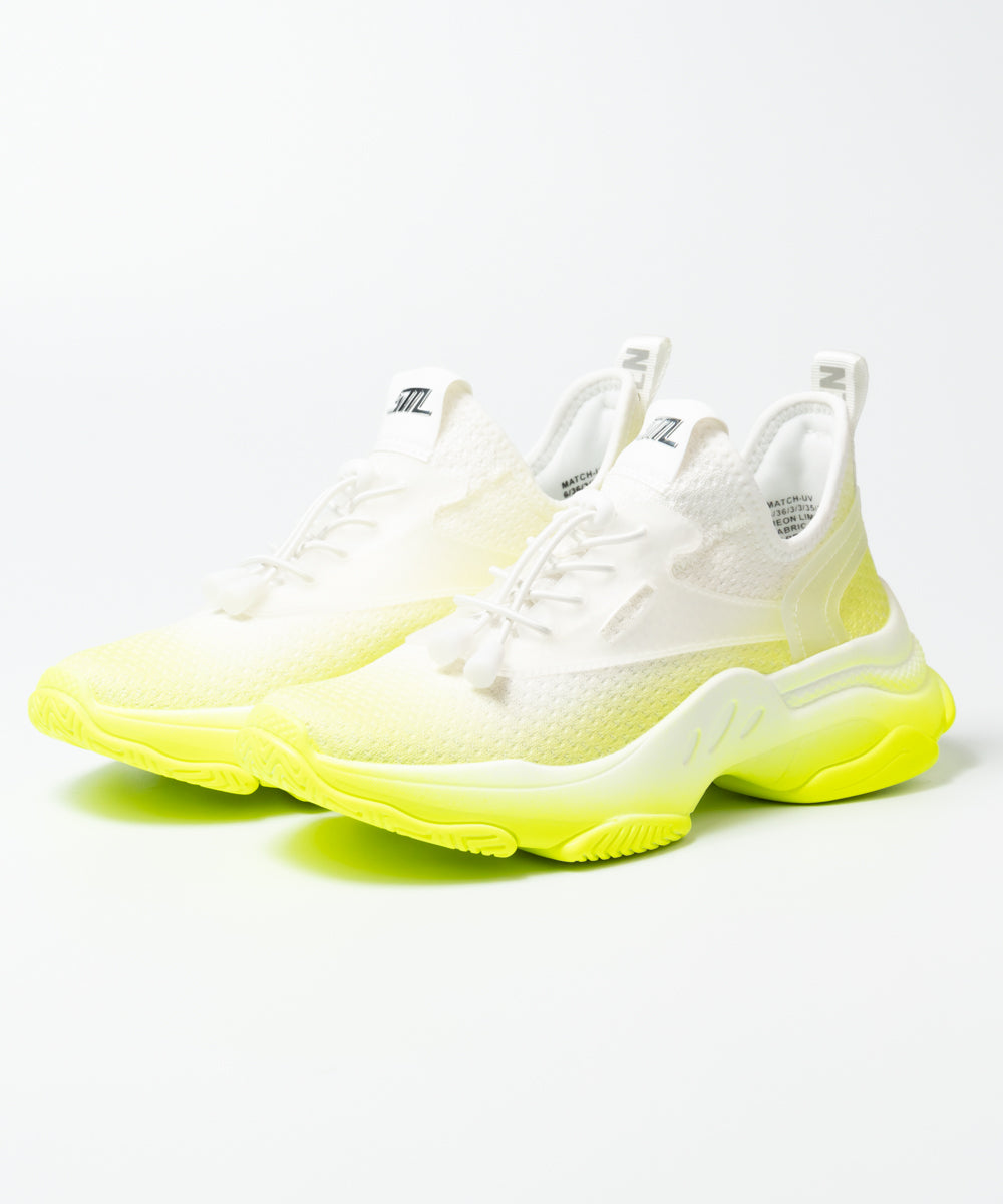 MATCH-UV 厚底スニーカー NEON LIME- Hover Image