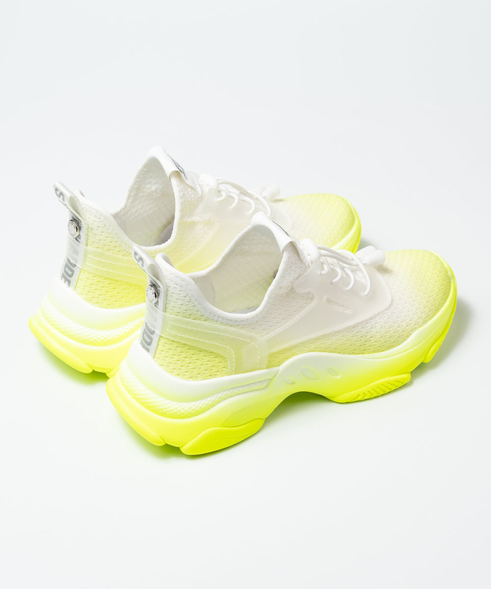 MATCH-UV 厚底スニーカー NEON LIME